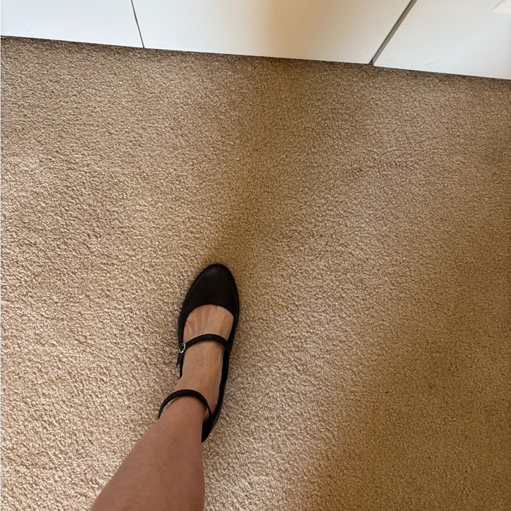Lucky Brand Black Ankle Strap Flats - Picture 3 of 6